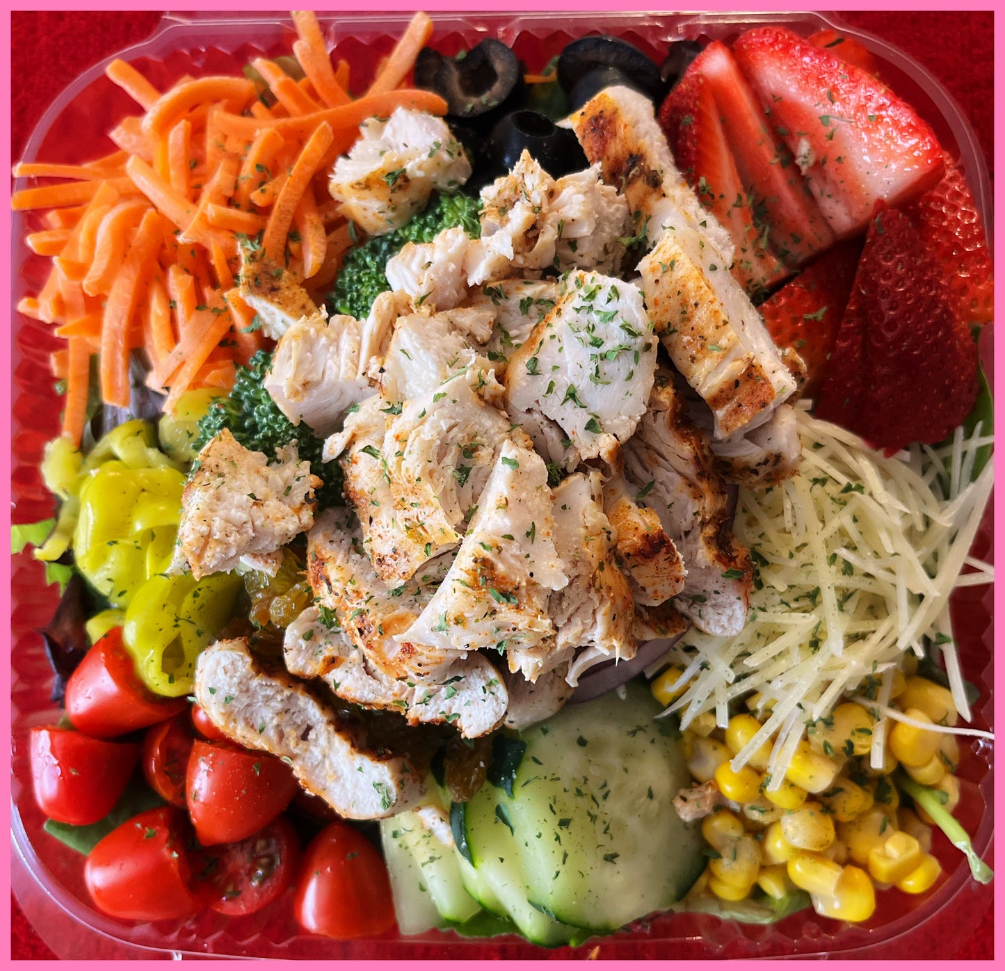 CHICKEN BREAST DELUXE SALAD
