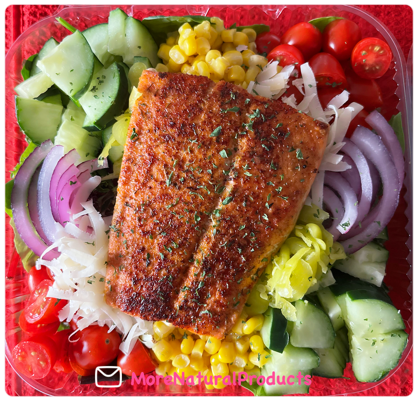 SALMON DELUXE SALAD